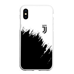 Чехол iPhone XS Max матовый JUVENTUS, цвет: 3D-белый