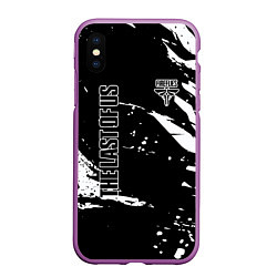Чехол iPhone XS Max матовый The Last of Us 2, цвет: 3D-фиолетовый