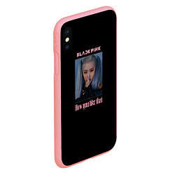 Чехол iPhone XS Max матовый BLACKPINK - Rose, цвет: 3D-баблгам — фото 2