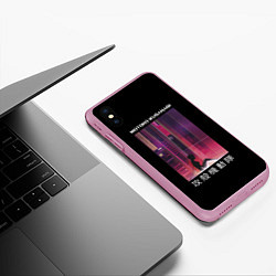 Чехол iPhone XS Max матовый Призрак в доспехах, цвет: 3D-розовый — фото 2