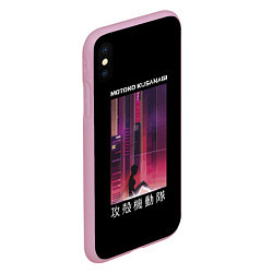 Чехол iPhone XS Max матовый Призрак в доспехах, цвет: 3D-розовый — фото 2