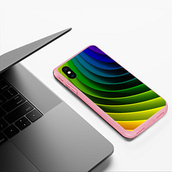 Чехол iPhone XS Max матовый Color 2058, цвет: 3D-баблгам — фото 2
