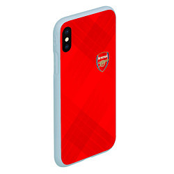 Чехол iPhone XS Max матовый ARSENAL, цвет: 3D-голубой — фото 2