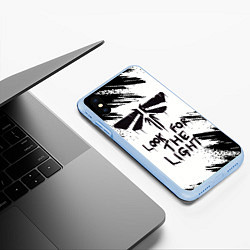 Чехол iPhone XS Max матовый THE LAST OF US, цвет: 3D-голубой — фото 2