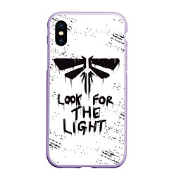 Чехол iPhone XS Max матовый THE LAST OF US, цвет: 3D-светло-сиреневый