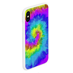 Чехол iPhone XS Max матовый ХИППИ, цвет: 3D-белый — фото 2