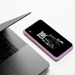 Чехол iPhone XS Max матовый The Last of Us 2, цвет: 3D-сиреневый — фото 2