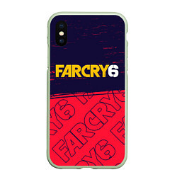 Чехол iPhone XS Max матовый FAR CRY 6 ФАР КРАЙ 6, цвет: 3D-салатовый