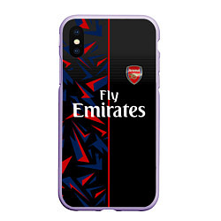 Чехол iPhone XS Max матовый ARSENAL UNIFORM 2020, цвет: 3D-светло-сиреневый