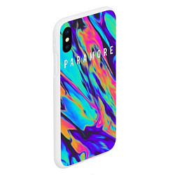 Чехол iPhone XS Max матовый PARAMORE, цвет: 3D-белый — фото 2