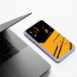 Чехол iPhone XS Max матовый Star Trek, цвет: 3D-светло-сиреневый — фото 2