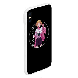 Чехол iPhone XS Max матовый Toga Otaku, цвет: 3D-белый — фото 2