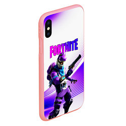 Чехол iPhone XS Max матовый FORTNITE, цвет: 3D-баблгам — фото 2