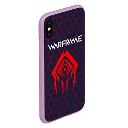 Чехол iPhone XS Max матовый WARFRAME ВАРФРЕЙМ, цвет: 3D-сиреневый — фото 2