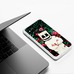 Чехол iPhone XS Max матовый MARSHMELLO ROSES, цвет: 3D-белый — фото 2