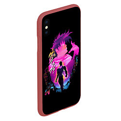 Чехол iPhone XS Max матовый JoJo’s Bizarre Adventure, цвет: 3D-красный — фото 2