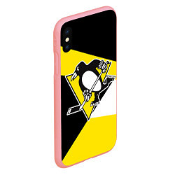 Чехол iPhone XS Max матовый Pittsburgh Penguins Exclusive, цвет: 3D-баблгам — фото 2