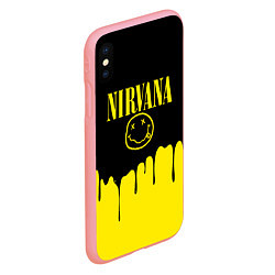 Чехол iPhone XS Max матовый Nirvana, цвет: 3D-баблгам — фото 2