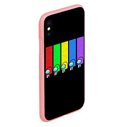 Чехол iPhone XS Max матовый Among Us, цвет: 3D-баблгам — фото 2
