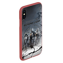 Чехол iPhone XS Max матовый Destiny 2: Beyond Light, цвет: 3D-красный — фото 2