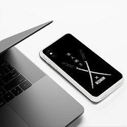 Чехол iPhone XS Max матовый Ronin, цвет: 3D-белый — фото 2