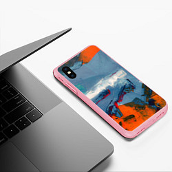 Чехол iPhone XS Max матовый Я художник, цвет: 3D-баблгам — фото 2