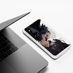 Чехол iPhone XS Max матовый Black Asta, цвет: 3D-белый — фото 2