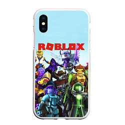 Чехол iPhone XS Max матовый ROBLOX