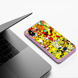 Чехол iPhone XS Max матовый ПОКЕМОНЫ, цвет: 3D-сиреневый — фото 2