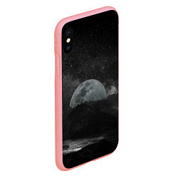Чехол iPhone XS Max матовый Луна, цвет: 3D-баблгам — фото 2