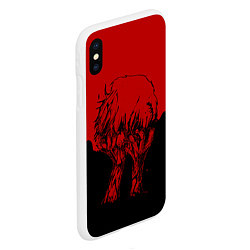 Чехол iPhone XS Max матовый I am a Ghoul, цвет: 3D-белый — фото 2