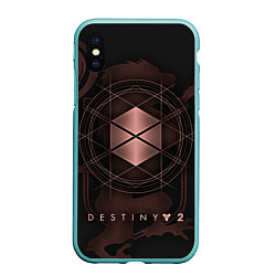 Чехол iPhone XS Max матовый DESTINY, TITAN, цвет: 3D-мятный