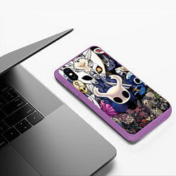 Чехол iPhone XS Max матовый HOLLOW KNIGHT, цвет: 3D-фиолетовый — фото 2