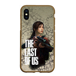 Чехол iPhone XS Max матовый The Last of us, цвет: 3D-коричневый