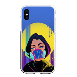 Чехол iPhone XS Max матовый AntiCorona