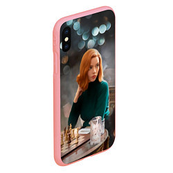 Чехол iPhone XS Max матовый Queens Gambit Ход Королевы, цвет: 3D-баблгам — фото 2