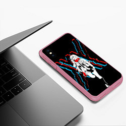 Чехол iPhone XS Max матовый Любимый во Франксе: XX, цвет: 3D-малиновый — фото 2