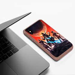 Чехол iPhone XS Max матовый THE ELDER SCROLLS, цвет: 3D-коричневый — фото 2