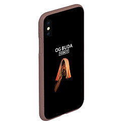 Чехол iPhone XS Max матовый OG Buda, цвет: 3D-коричневый — фото 2