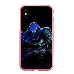 Чехол iPhone XS Max матовый Omen, цвет: 3D-баблгам