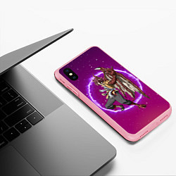 Чехол iPhone XS Max матовый Fairy tail Хвост Феи, цвет: 3D-баблгам — фото 2