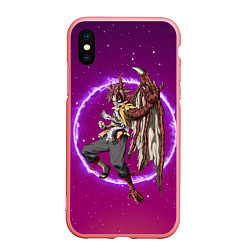 Чехол iPhone XS Max матовый Fairy tail Хвост Феи, цвет: 3D-баблгам