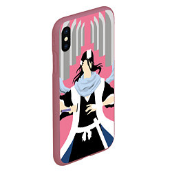 Чехол iPhone XS Max матовый Bleach Блич, цвет: 3D-малиновый — фото 2