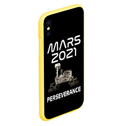 Чехол iPhone XS Max матовый Perseverance, цвет: 3D-желтый — фото 2