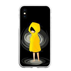 Чехол iPhone XS Max матовый Little Nightmares с Зажигалкой, цвет: 3D-белый