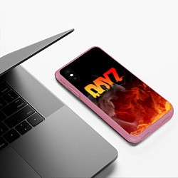 Чехол iPhone XS Max матовый DAYZ ДЕЙЗИ, цвет: 3D-малиновый — фото 2