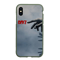 Чехол iPhone XS Max матовый DAYZombie ДЕЙЗИ Z, цвет: 3D-темно-зеленый