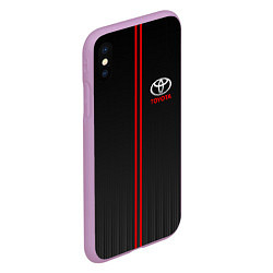 Чехол iPhone XS Max матовый TOYOTA PASSION FOR LIFE, цвет: 3D-сиреневый — фото 2