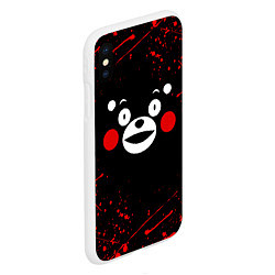 Чехол iPhone XS Max матовый KUMAMON КУМАМОН, цвет: 3D-белый — фото 2