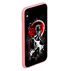 Чехол iPhone XS Max матовый Клинок рассекающий демонов, цвет: 3D-баблгам — фото 2